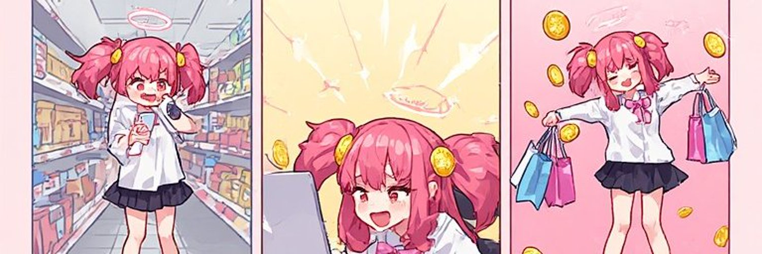Daily Hackキャラの3コマ漫画
