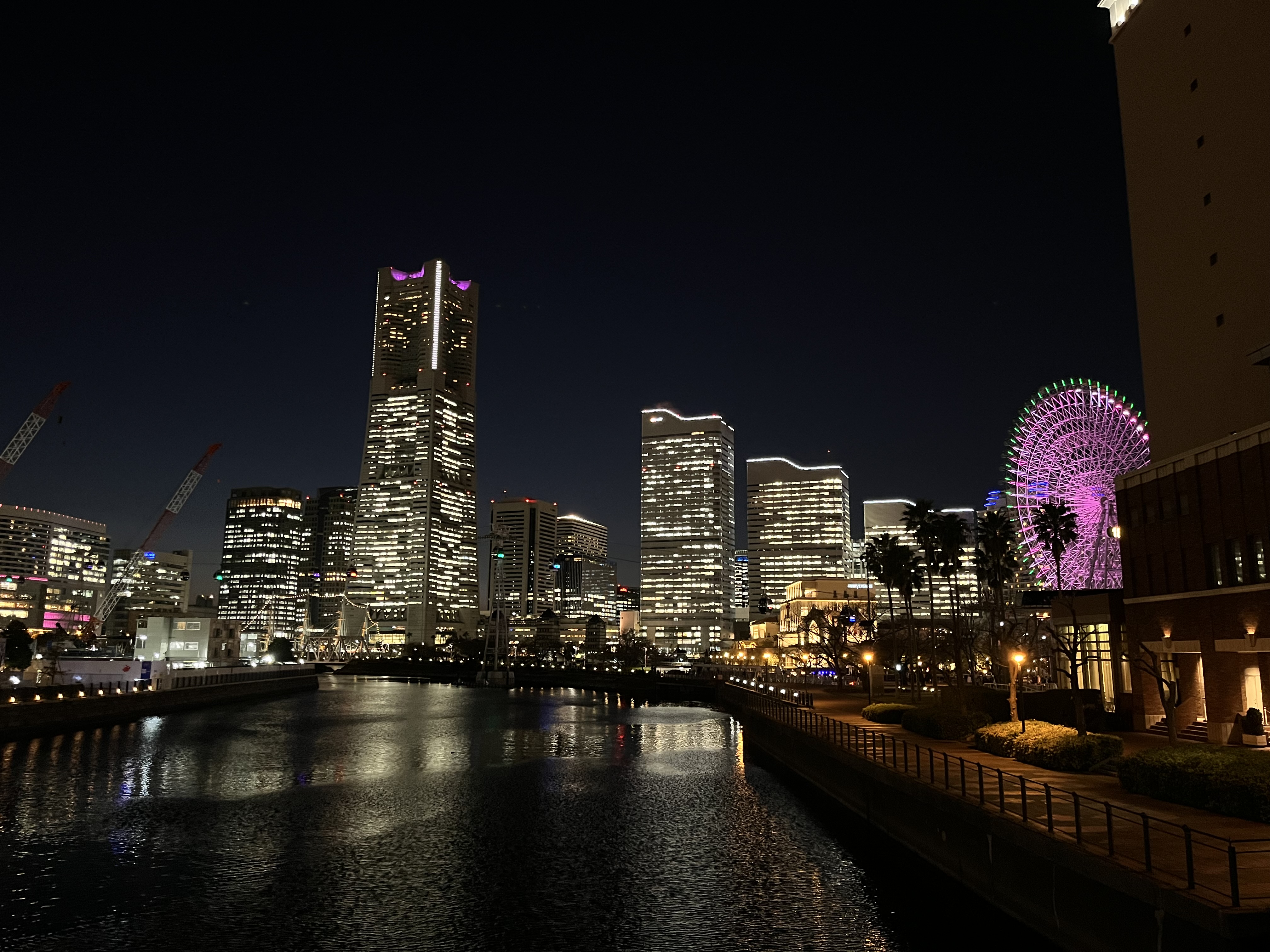 横浜みなとみらいの夜景。神奈川は2026年に3施設が開業した